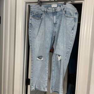 Crop jeans worn once